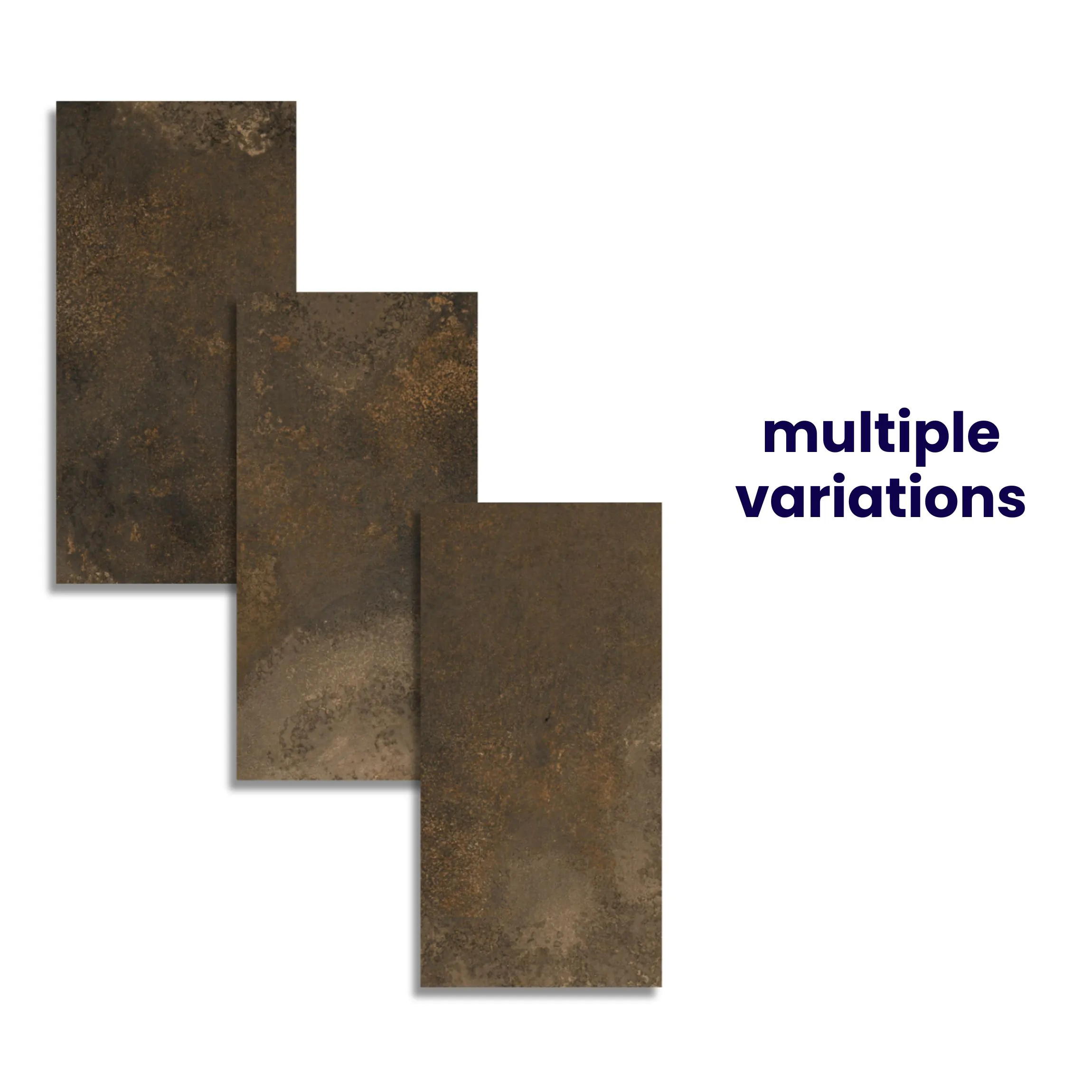 Yuri Copper 90% Recycled Matt Porcelain Tiles | Walls and Floors